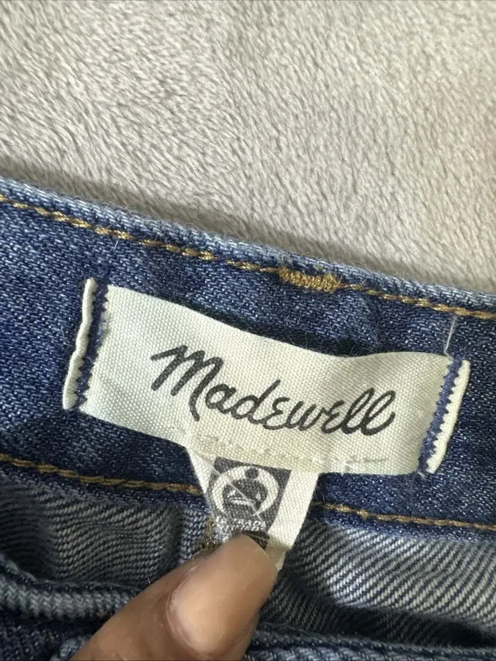 Madewell Superwide Leg Jeans Women’s 14W Dark Wash High Rise Wide Leg